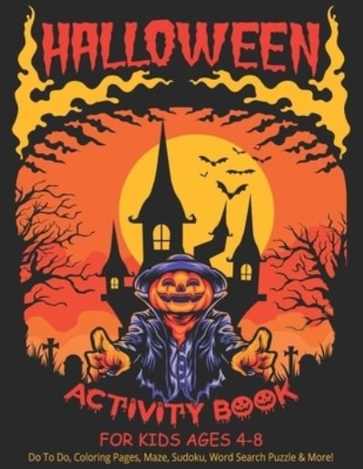 Cover for Faractivity Publication · Halloween Activity Book for Kids Ages 4-8 (Pocketbok) (2020)