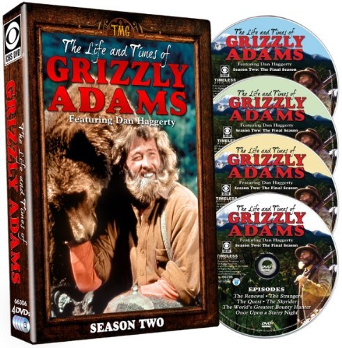 Cover for DVD · Grizzly Adams, Life and Times - Season 2 (DVD) (2013)