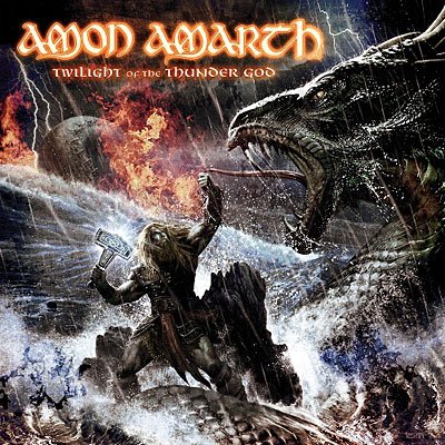 Cover for Amon Amarth · Twilight of the Thundergo (LP) [Limited, 180 gram edition] (2009)