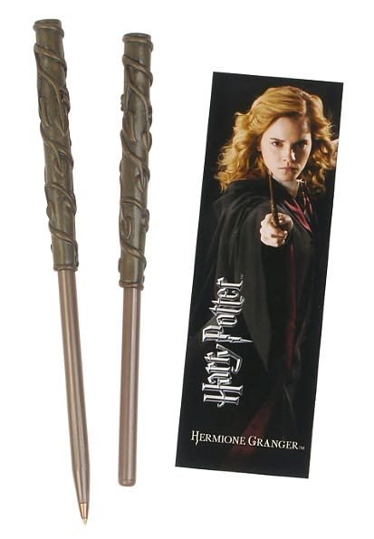 Hermione Wand Pen And Bookmark - Harry Potter - Marchandise - NOBLE COLLECTION UK LTD - 0812370015061 - 