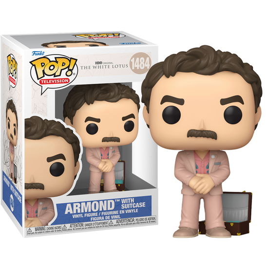 Cover for Pop Television White Lotus · Pop Television White Lotus Armond with Suitcase (Funko POP!) (2025)