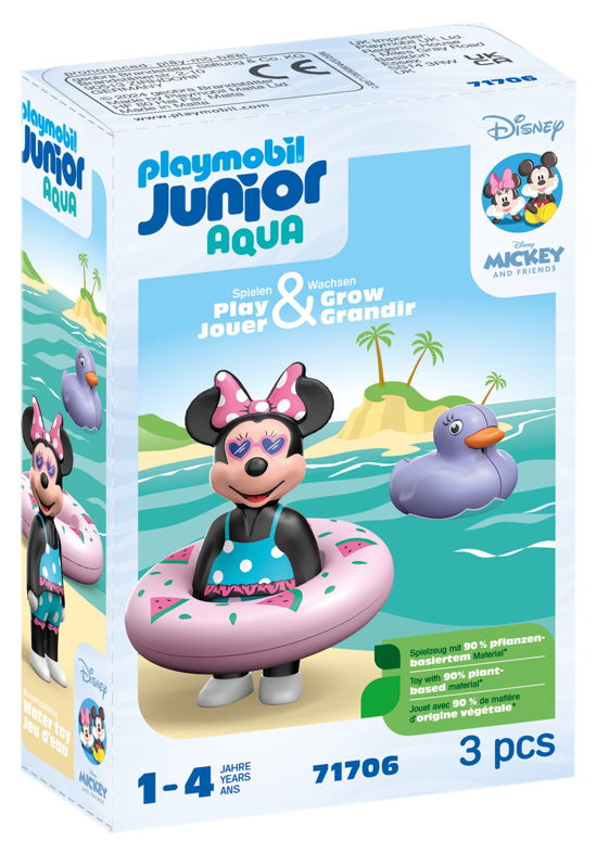 1.2.3 & Disney: Minnie's Beach Trip (71706) - Playmobil - Koopwaar - Playmobil - 4008789717061 - 
