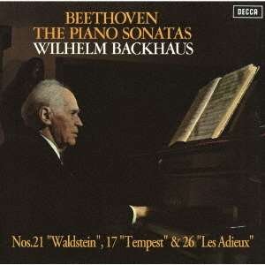 Cover for Beethoven / Backhaus,wilhelm · Wilhelm Backhaus – Beethoven: Piano Sonatas Nos. 21, 17 &amp; 26 (CD) (2020)