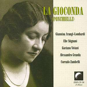 Cover for Amilcare Ponchielli · La Gioconda (1876) (CD)