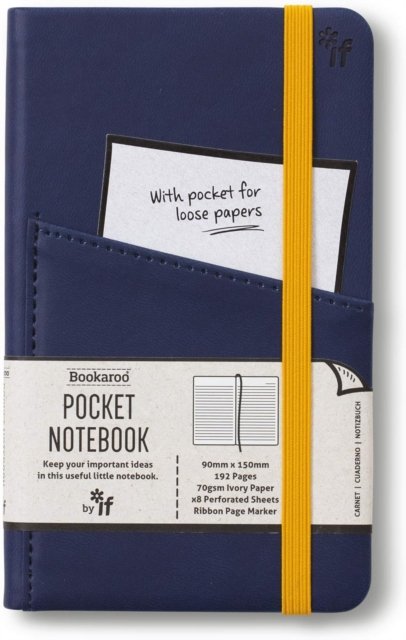 Cover for Bookaroo Pocket Notebook (A6) Journal - Navy (Taschenbuch) (2023)