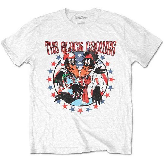 Cover for Black Crowes - The · The Black Crowes Unisex T-Shirt: Americana (White) (T-shirt) [size L] (2022)