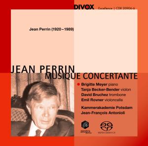 Cover for Antonioli / Kammerakademie · Jean Perrin: Musique Concertante (CD) [Digipak] (2010)