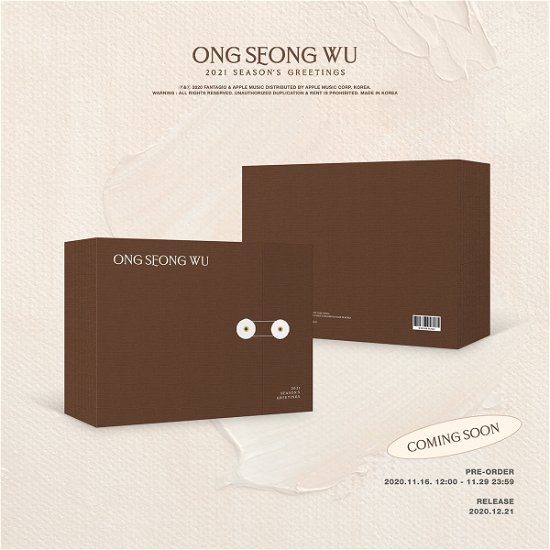 2021 SEASON'S GREETINGS - ONG SEONG WU - Marchandise -  - 8809368957061 - 22 décembre 2020