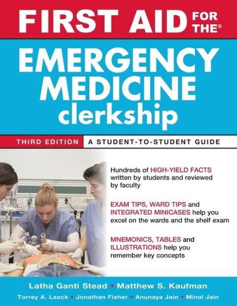 Cover for Latha Ganti · First Aid for the Emergency Medicine Clerkship, Third Edition (Paperback Bog) (2011)