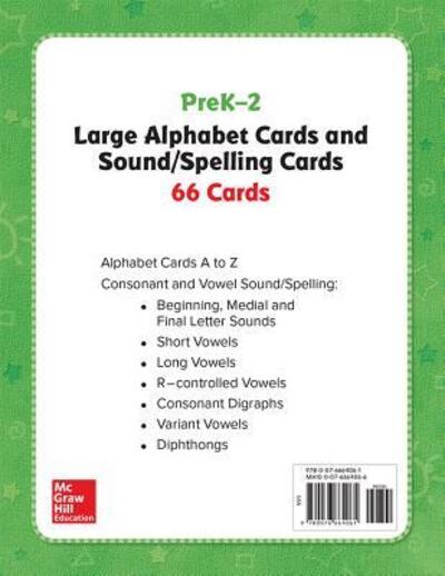 World of Wonders Grades K - 2 Large Alphabet Cards - Donald Bear - Other - McGraw-Hill Education - 9780076664061 - June 2, 2015