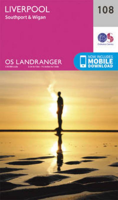 Cover for Ordnance Survey · Liverpool, Southport &amp; Wigan - OS Landranger Map (Kort) [February 2016 edition] (2016)