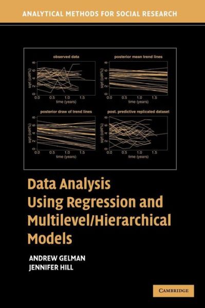 Cover for Gelman, Andrew (Columbia University, New York) · Data Analysis Using Regression and Multilevel / Hierarchical Models - Analytical Methods for Social Research (Hardcover Book) (2006)