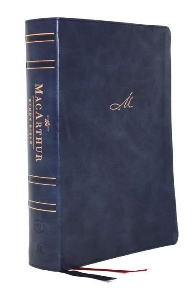 Cover for John F. MacArthur · Nkjv, Macarthur Study Bible, 2nd Edition, Leathersoft, Blue, Comfort Print Unleashing God's Truth One Verse at a Time (Bok) (2019)