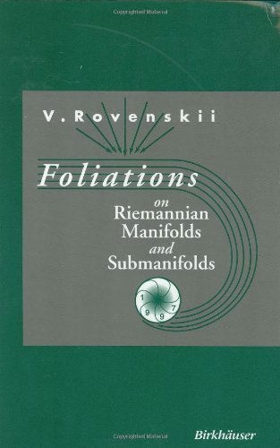 Cover for Vladimir Rovenski · Foliations on Riemannian Manifolds and Submanifolds (Hardcover Book) (1997)