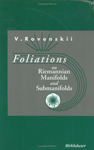 Cover for Vladimir Rovenski · Foliations on Riemannian Manifolds and Submanifolds (Gebundenes Buch) (1997)