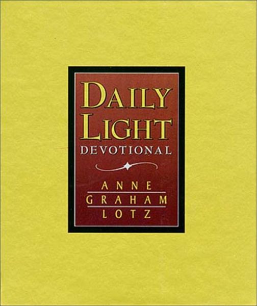 Cover for Anne Graham Lotz · Daily Light - Burgundy: A 365-Day Morning and Evening Devotional (Lederbuch) (1998)