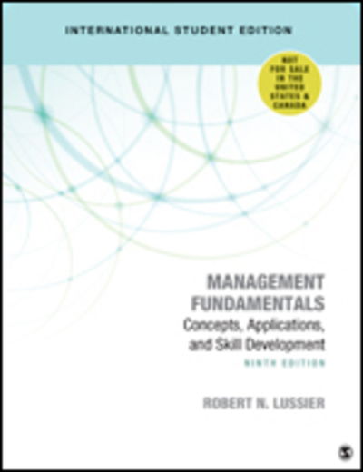 Cover for Robert N. Lussier · Management Fundamentals - International Student Edition: Concepts, Applications, and Skill Development (Paperback Book) [9 Revised edition] (2020)