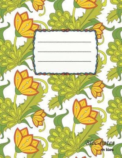 Bloc-notes en blanc - Cahier Vierge A4 Vieux Motif Floral - Books - Independently Published - 9781079448061 - July 9, 2019