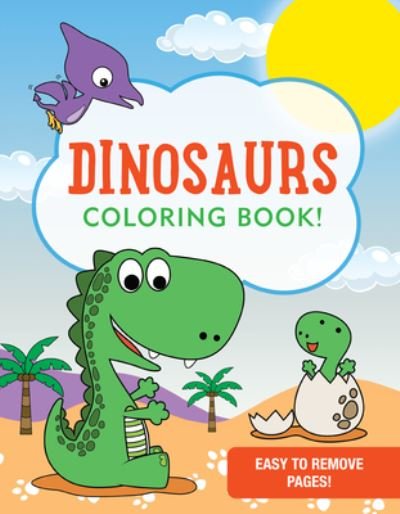 Cover for N/a · Dinosaurs Coloring Book (Paperback Book) (2021)