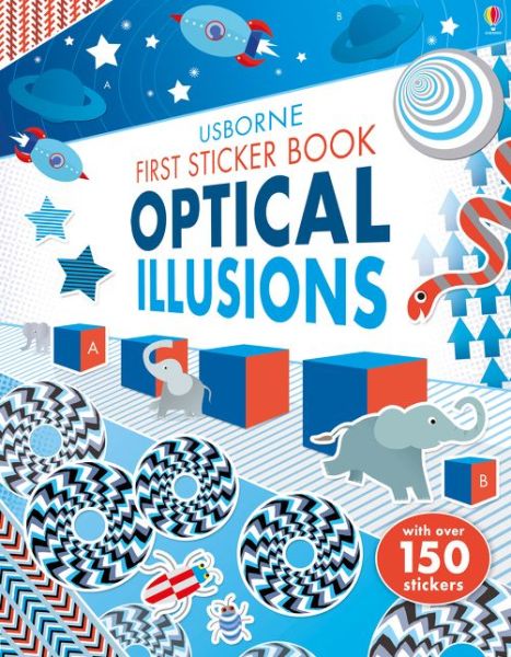 Cover for Sam Taplin · First Sticker Book Optical Illusions - First Sticker Books series (Paperback Book) (2017)