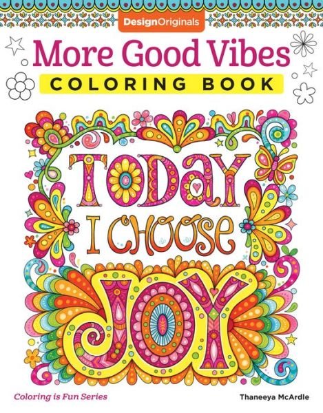 Cover for Thaneeya McArdle · More Good Vibes Coloring Book - Coloring is Fun (Paperback Book) (2017)
