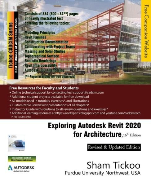 Cover for Prof Sham Tickoo · Exploring Autodesk Revit 2020 for Architecture, 16th Edition (Paperback Book) (2020)