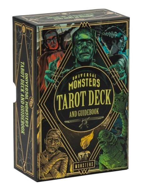 Cover for Insight Editions · Universal Monsters Tarot Deck and Guidebook (Flashkort) (2023)