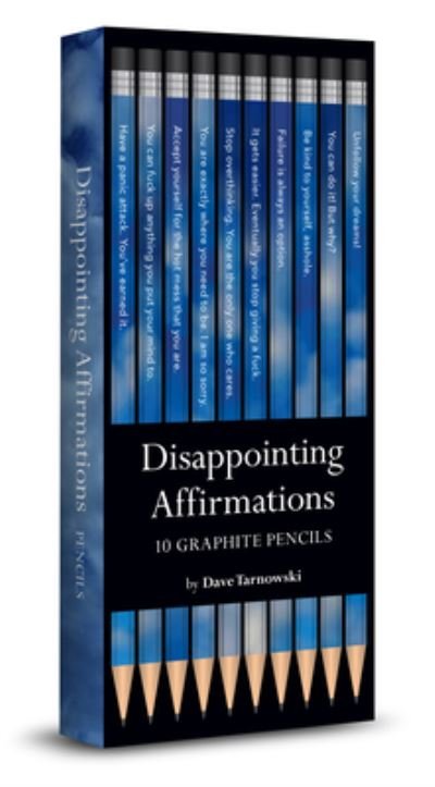 Disappointing Affirmations Pencils - Dave Tarnowski - Merchandise - Chronicle Books - 9781797230061 - 18 juli 2024