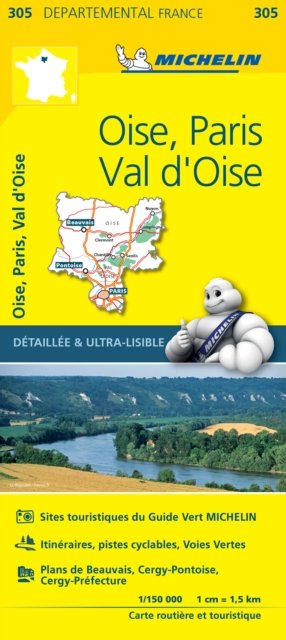 Cover for Michelin · Oise, Paris, Val-d'Oise - Michelin Local Map 305: Map (Map) (2020)