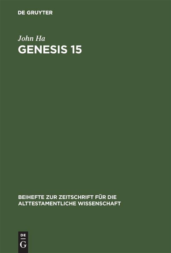 Cover for Ha · Genesis 15 (Buch) (1989)