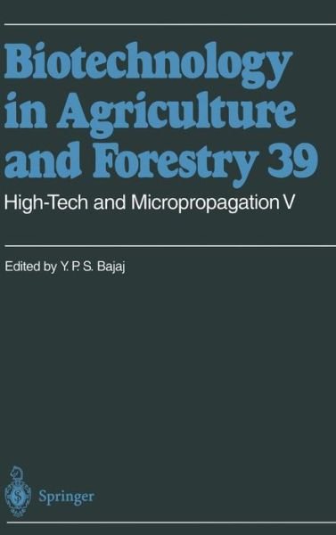 Cover for Y P S Bajaj · High-tech and Micropropagation - Biotechnology in Agriculture and Forestry (Hardcover bog) (1997)