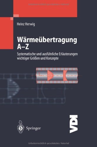 Cover for Heinz Herwig · Warmeubertragung A-z: Systematische Und Ausfuhrliche Erlauterungen Wichtiger Grossen Und Konzepte - Vdi-buch (Pocketbok) [German, Softcover Reprint of the Original 1st Ed. 2000 edition] (2012)