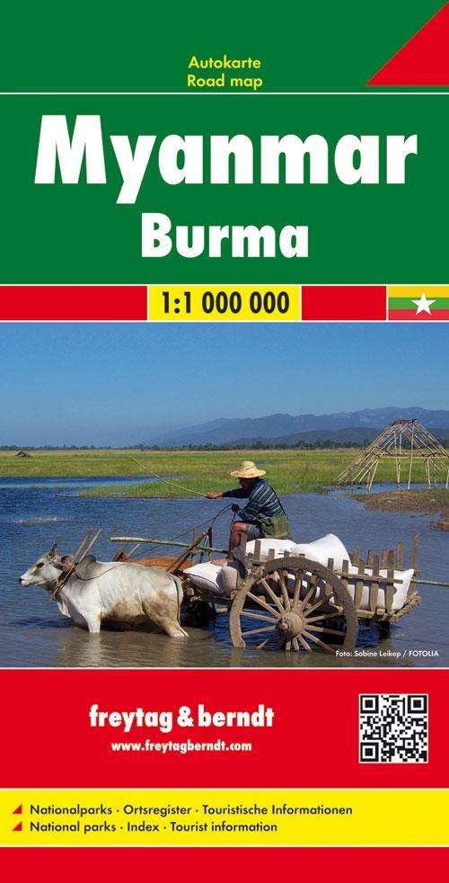 Cover for Freytag &amp; Berndt · Myanmar - Burma Road Map 1:1 000 000 (Map) (2016)