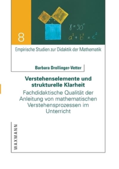 Cover for Barbara Drollinger-Vetter · Verstehenselemente und strukturelle Klarheit (Paperback Book) (2020)