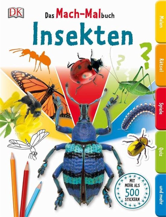 Cover for Insekten.malen · Insekten.Malen - Rätsel - Spiele - Quiz (Bog)