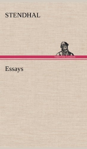 Cover for Stendhal · Essays (Innbunden bok) [German edition] (2012)