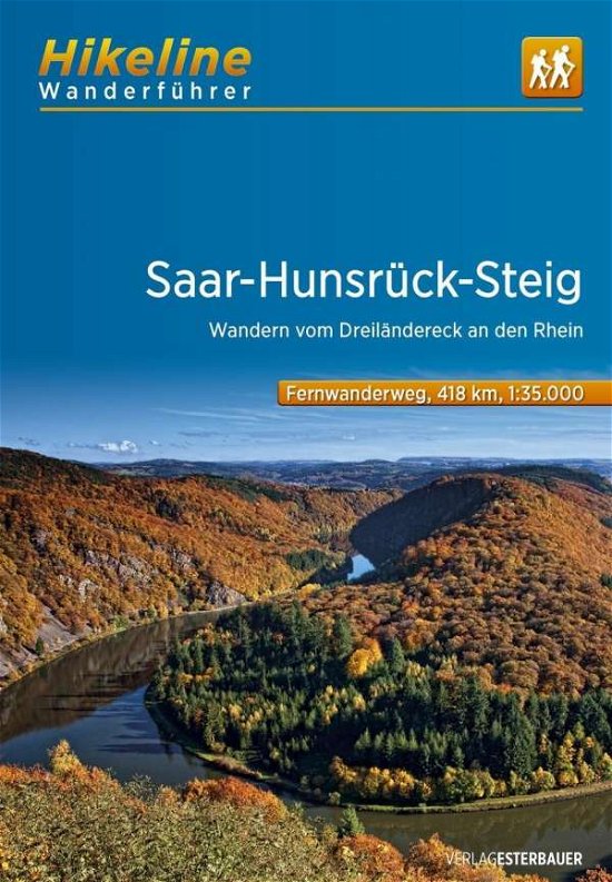 Cover for Esterbauer · Saar - Hunsruck - Steig vom Dreilandereck an den Rhein - Wanderfuhrer (Paperback Bog) (2017)