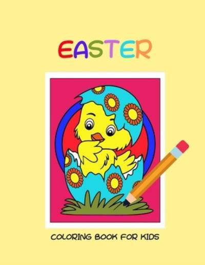 Cover for Bana&amp;#347; , Dagna · Easter coloring book for kids (Pocketbok) (2021)