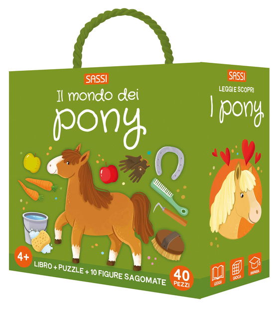 Cover for Matteo Gaule · Il Mondo Dei Pony. Q-Box. Ediz. A Colori. Con 10 Figurine Sagomate. Con Puzzle (Book)