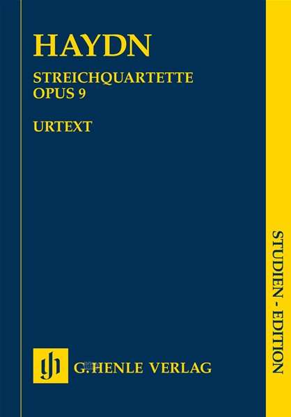 Streichquart.op.9 1-6,Stud.HN9206 - Haydn - Książki -  - 9790201892061 - 