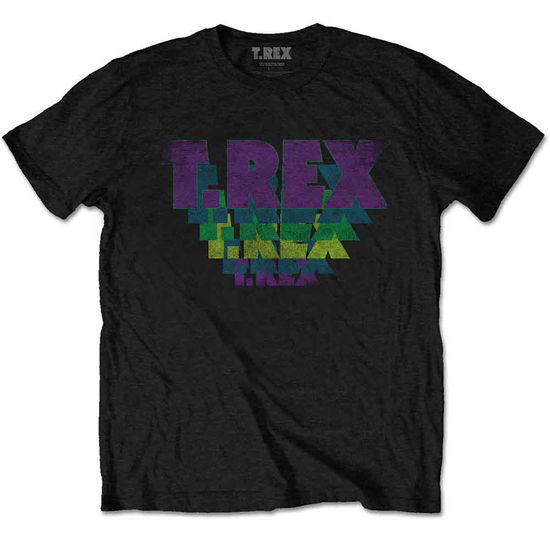 Cover for T-Rex · T-Rex Unisex T-Shirt: Stacked Logo (T-shirt)