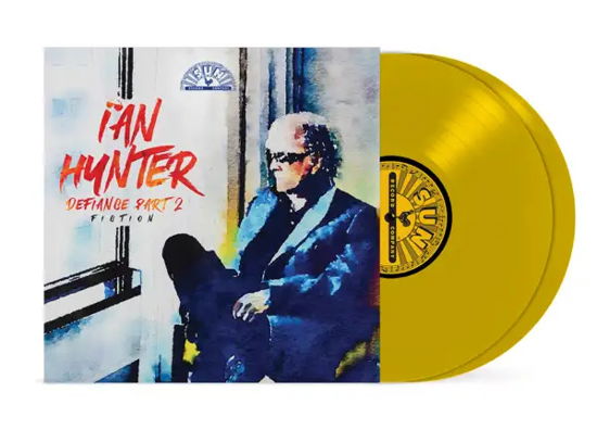 Cover for Ian Hunter · Defiance Part 2: Fiction (LP) [RSD 2024 Yellow edition] (2024)
