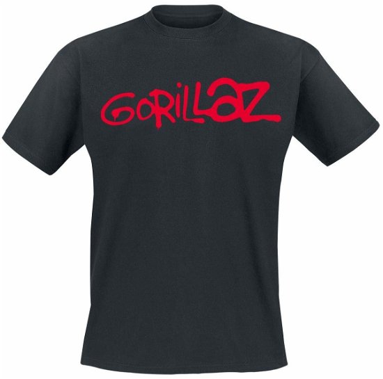 Logo (Black) Slim Tee (Md) - Gorillaz - Merchandise - PLG UK FRONTLINE - 0190295769062 - 