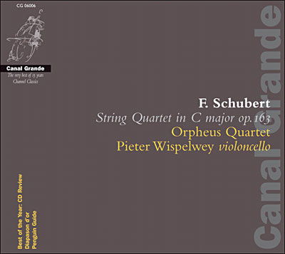 String Quintet in C - F. Schubert - Muzyka - CHANNEL CLASSICS - 0723385060062 - 2018