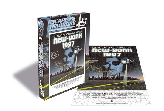 French Movie Poster (500 Piece Jigsaw Puzzle) - Escape from New York - Board game - PLAN 9 - 0803341515062 - April 9, 2021