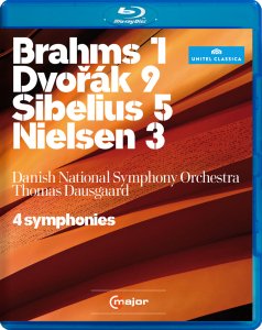 Cover for Brahms / Dvorak / Sibelius / Nielsen · 4 Symphonies (Blu-Ray) (2012)