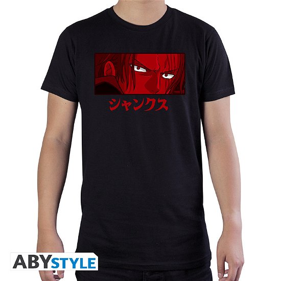 Cover for One Piece · ONE PIECE: RED - Tshirt  Shanks man SS black - b (TILBEHØR)