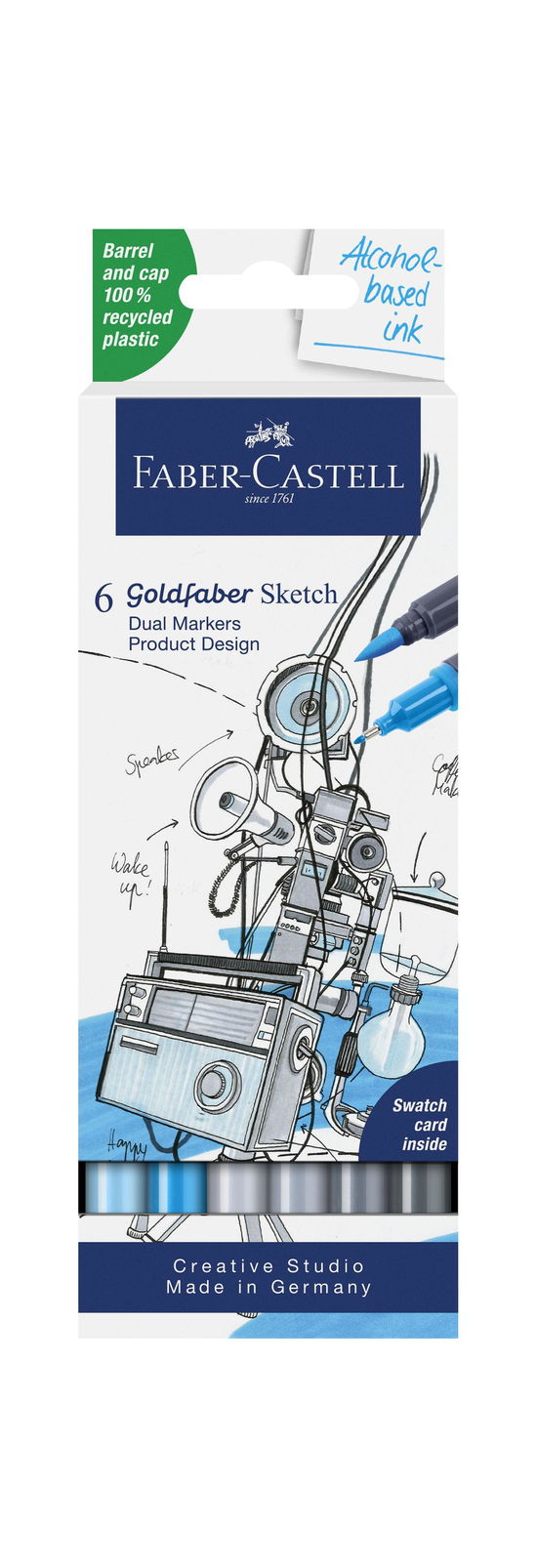 Cover for Faber-castell · Sketch Marker Gofa 6ct Set Prod. Design (164806) (Toys)