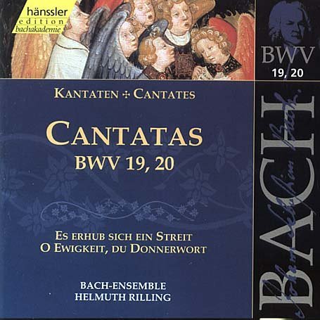 BACH: Kantaten BWV 19 , 20 - Bach-ensemble / Rilling - Musiikki - hänssler CLASSIC - 4010276015062 - maanantai 7. joulukuuta 1998