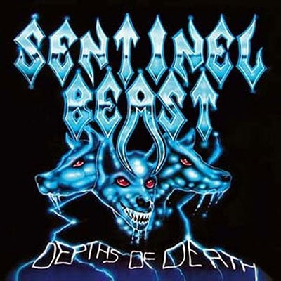 Sentinel Beast · Depths of Death (White / Blue / Black Splatter Vinyl) (LP) (2022)